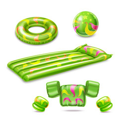 Swimming Accessories Green Set