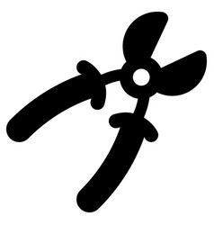 Wire Cutter Glyph Icon Glyph Design