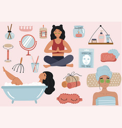 Doodle Self Care Set Cute Spa Collection