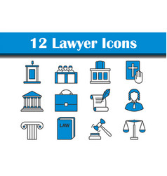 Lawyer Icon Set