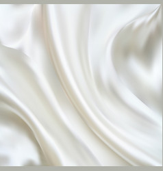 White Satin Silky Clothfabric Textile Drape