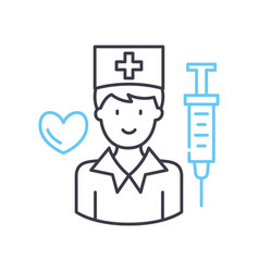 Physician Line Icon Outline Symbol