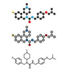 Pimavanserin Atypical Antipsychotic Drug Molecule