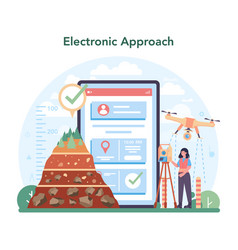 Surveyor Online Service Or Platform Land