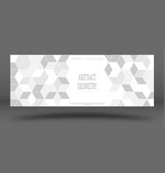 Abstract Black And White Geometric Design Layout