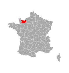 Map Of Calvados In France