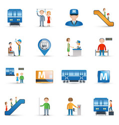 Subway Icons Set