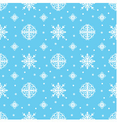 Snowflake On Winter Gray Sky Pattern