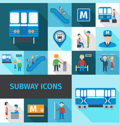 Subway Icons Flat