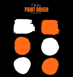 Abstract Paint Brush Set Of Six