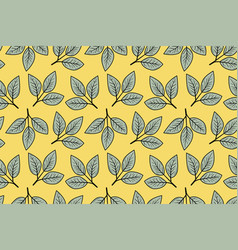 Hand Drawn Floral Pattern Design Simple Ornament