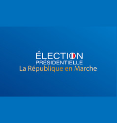 Presidential Election In France Logo Icon With