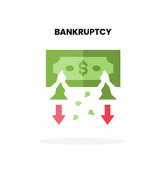 Bankruptcy Flat Icon