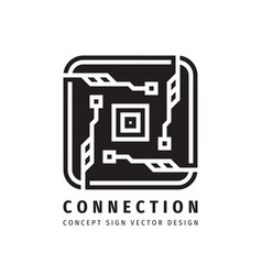 Connection Electronic Technology - Creative Logo