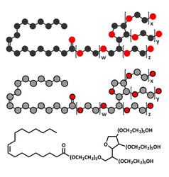 Polysorbate 80 Surfactant And Emulsifier Molecule