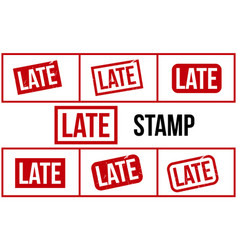 Late Rubber Stamp Set