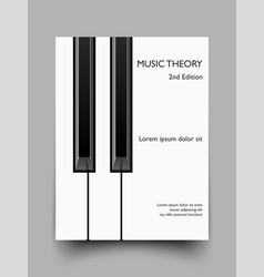 Music Theory Book Cover Mockup Template