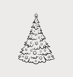 Abstract Christmas Tree Icon