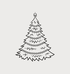 Abstract Christmas Tree Icon