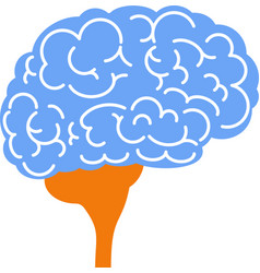 Brain Icon Top View Side View Mind Creativity