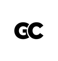 Letter G And C Gc Logo Design Template Minimal