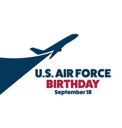 Us Air Force Birthday September 18 Holiday