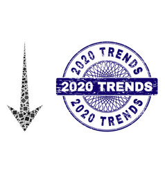 Distress 2020 Trends Stamp Seal And Geometric