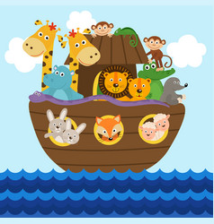 Noah Ark Full Of Animals Aboard