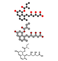 Pravastatin Cholesterol Lowering Drug Molecule