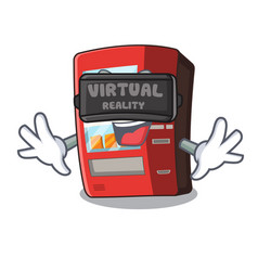 Virtual Reality Vending Machine Next To Character