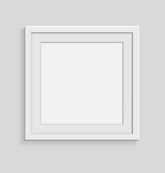 Blank White Picture Frame Mockup Template