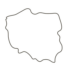 Map Of Poland Simple Outline