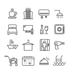 Simple Hotel Pictograms