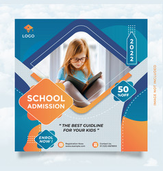 School Education Admission Banner Template