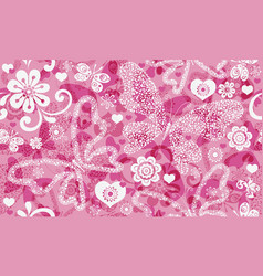 Valentine Seamless Pattern With Hearts