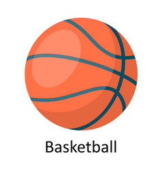 Basketball Flat Icon Design