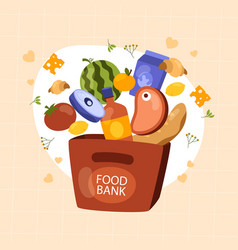 Hand Drawn Food Bank