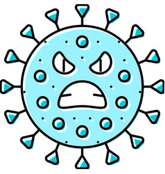 Lactobacillus Bacteria Virus Color Icon