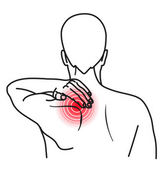 Shoulder Pain Icon Injury Or Disease Problem