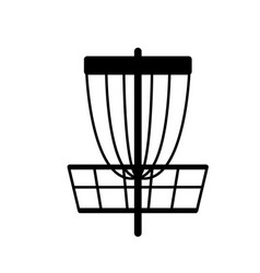 Disc Golf Basket Icon Outline