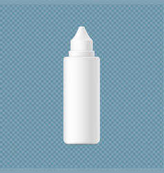 Mockup Contact Lens Solution Bottle Realistic