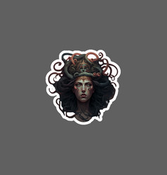 Medusa Greek Myth Creature Sticker