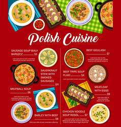 Polish Food Poland Cuisine Lunch Or Dinner Dishes