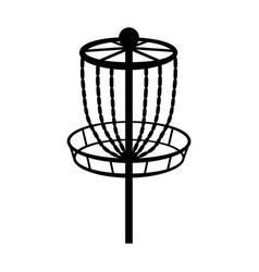 Disc Golf Basket Icon Outline