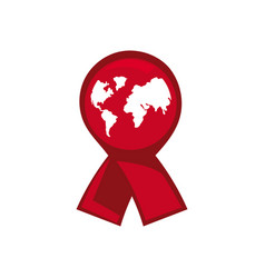 Red Aids Ribbon Design