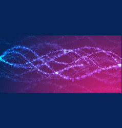 Blue Purple Concept Shiny Dna Abstract Background