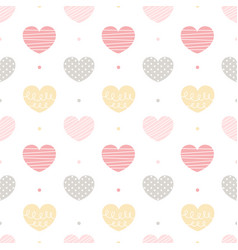 Heart Seamless Pattern Background