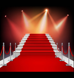 Red Carpet With Stairs