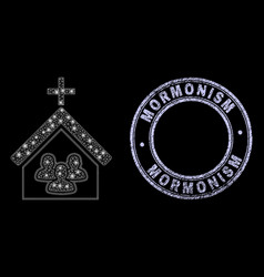 Scratched Mormonism Seal And Light Network Church