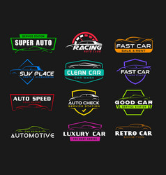 Car Repair Washing Rent And Sale Service Icons